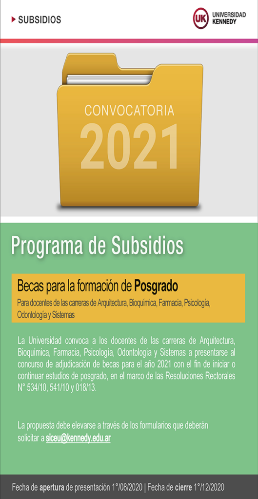 Becas para la formación de Posgrado para docentes de la Universidad ...